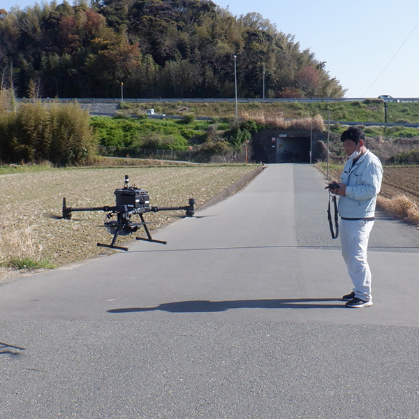 UAVレ-ザ-測量